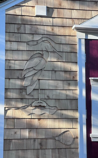 Shingle Art - Crane