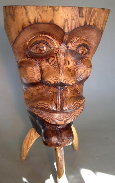 Big Head Sculpture